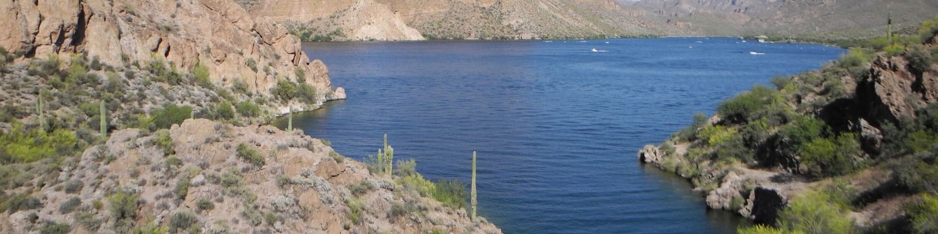 Canyon Lake is one of four reservoirs that were formed by the damming of the Salt River in the U.S. state of Arizona. The lake was formed by the Mormon Flat Dam, which was completed in 1925 after two years of construction.
#AboveItAll