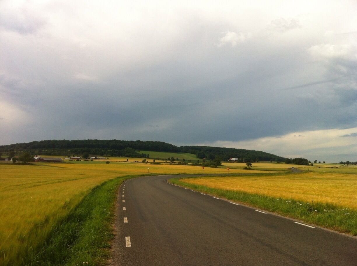 Home sweet home, countryside in Sweden. Outside small town Falköping, about 120km east of gothenburg.

Really off the beaten path. But a lovely area to visit. Much to see here including lots of stone age graves, rune stones and things like that.

#TroverDetour #localgem