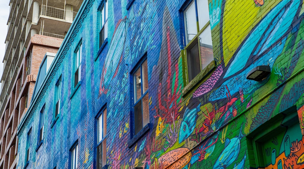 Graffiti Alley featuring outdoor art