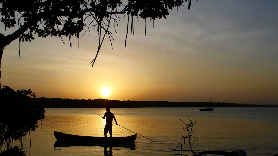 Sunset in Kenya - Mida Creek in Watamu
