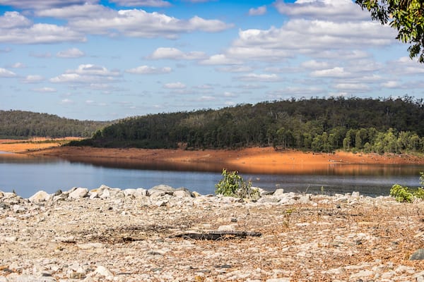 Mundaring Weir landscape O'Connor Lake Lookout, Shutterstock ID 1210074574, Purchase Order: -