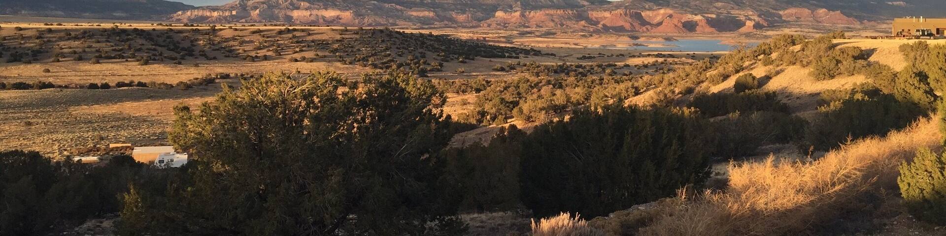 Nestled on a plateau between the Carson National Forest and the Jemez National Recreation Area, is the town on Abiquiu New Mexico. Mostly famous for The Ghost Ranch #ghostranch , where Georgia O'Keeffe found most of her motivation for her paintings. She was also a friend of Ansel Adams. My favorite part of our stay was watching the weather patterns change and hearing the coyotes howl at each other all the way up and down the canyon . #nationalpark