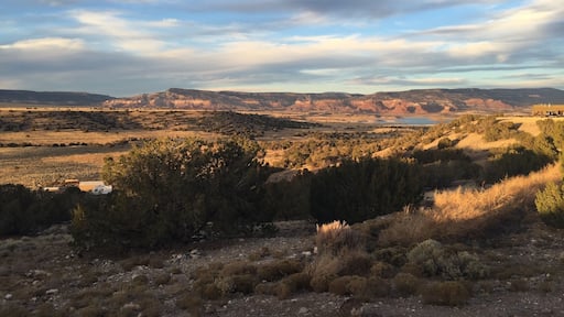 Nestled on a plateau between the Carson National Forest and the Jemez National Recreation Area, is the town on Abiquiu New Mexico. Mostly famous for The Ghost Ranch #ghostranch , where Georgia O'Keeffe found most of her motivation for her paintings. She was also a friend of Ansel Adams. My favorite part of our stay was watching the weather patterns change and hearing the coyotes howl at each other all the way up and down the canyon . #nationalpark