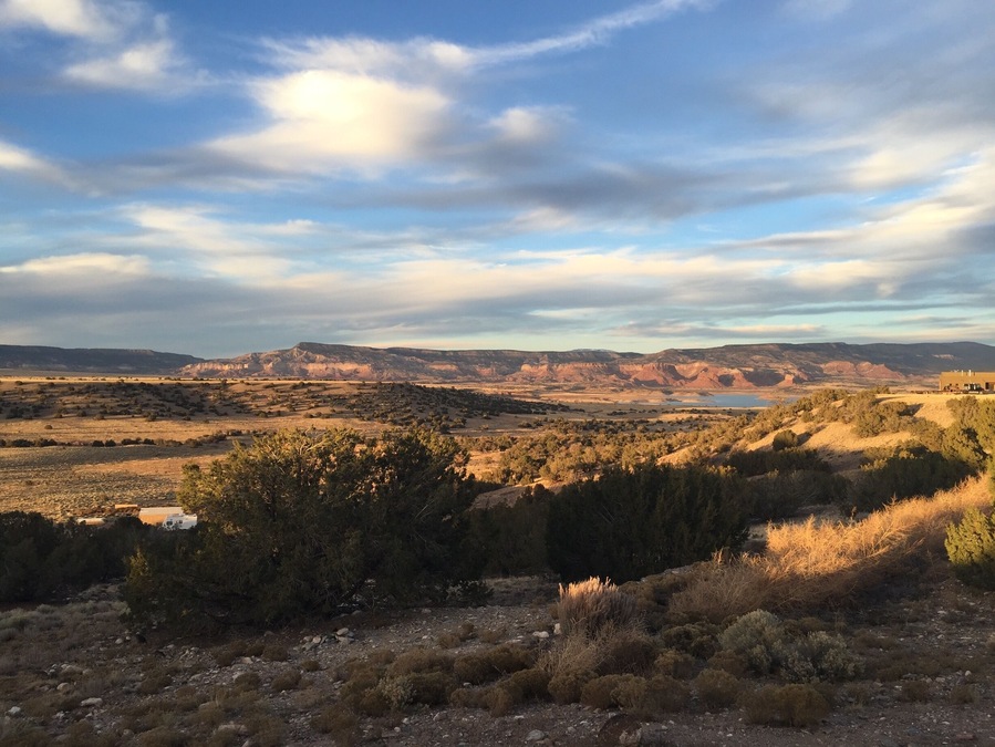 Nestled on a plateau  between the Carson National Forest and the Jemez National Recreation Area, is the town on Abiquiu New Mexico.  Mostly famous  for The Ghost Ranch #ghostranch , where Georgia O'Keeffe found most of her motivation for her paintings.  She was also a friend of Ansel Adams. My favorite part of our stay was watching the weather patterns change and hearing the coyotes howl at each other all the way up and down the canyon . #nationalpark