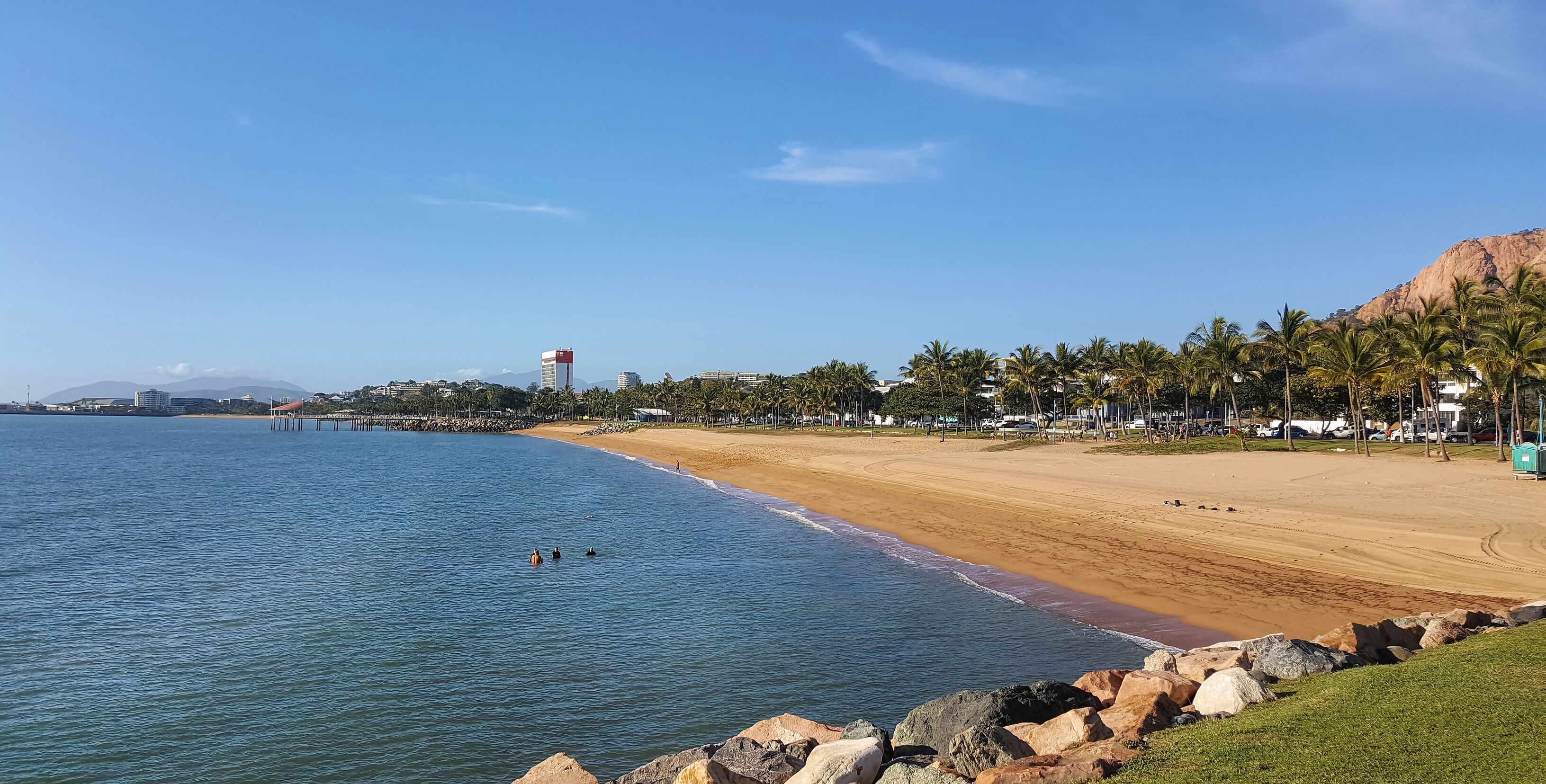 Townsville beach front view
