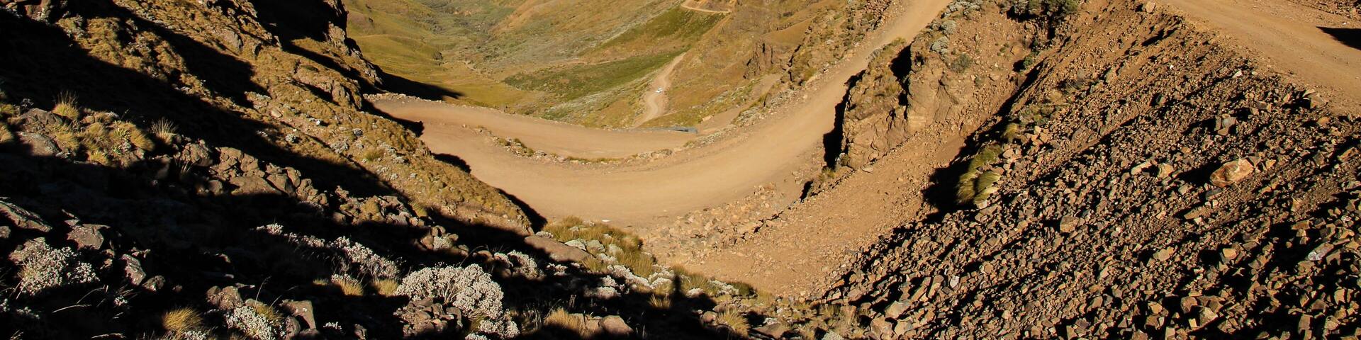 Sani Pass is a mountain pass located in the West of KwaZulu-Natal, South Africa on the road between Underberg, KwaZulu-Natal and Mokhotlong, Lesotho.