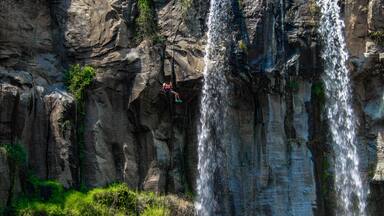 Rappel en Catarata los Amates