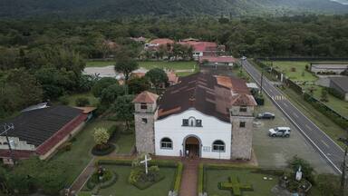 The church at El Valle de Anton