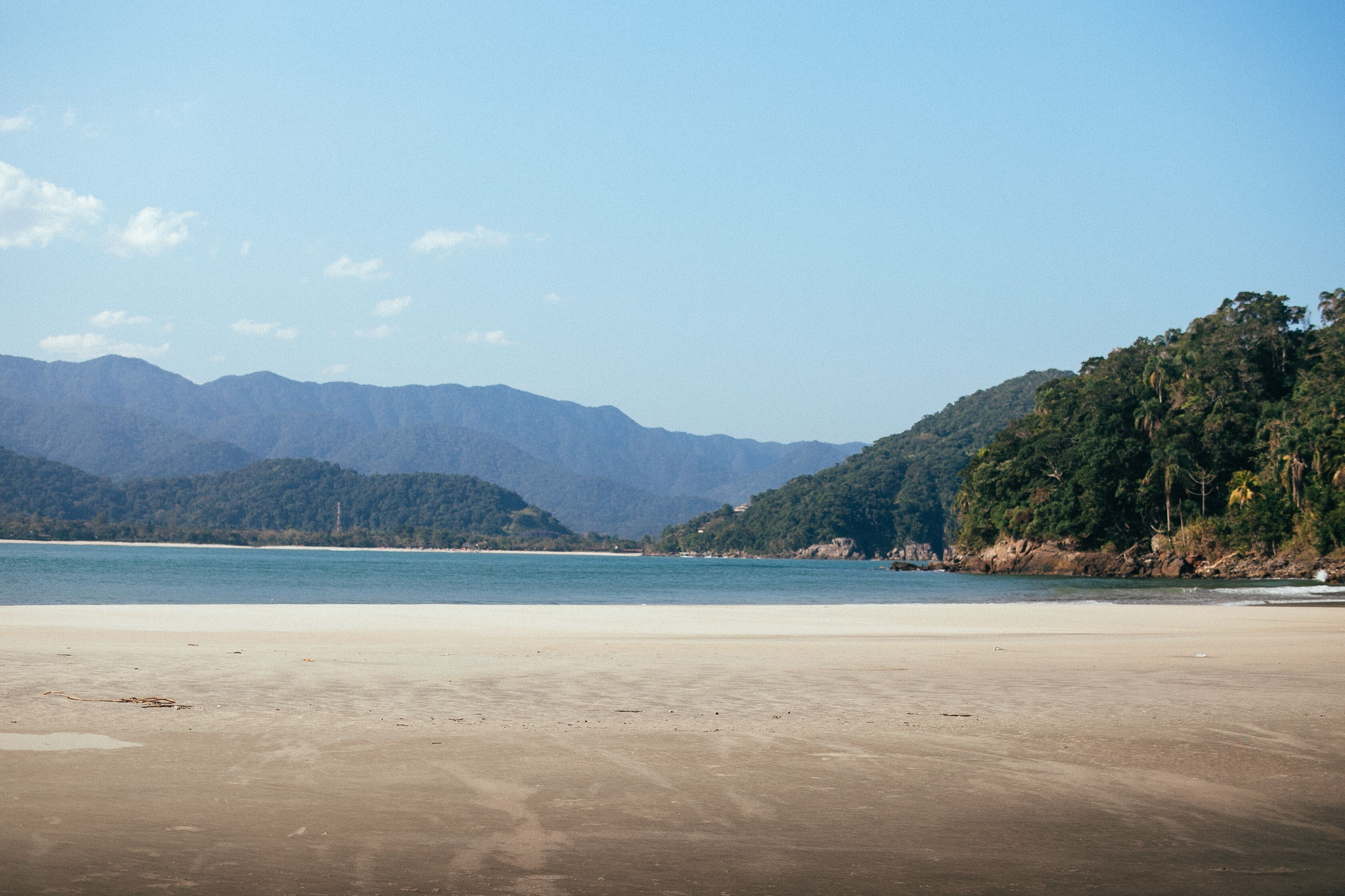 tropical beach. Barra do Sahy - Brazil 