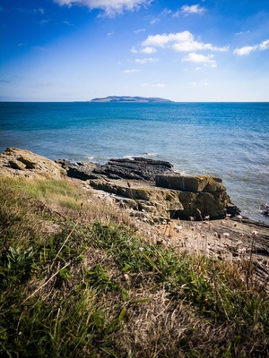 Beautiful fresh morning along the north Dublin coastline