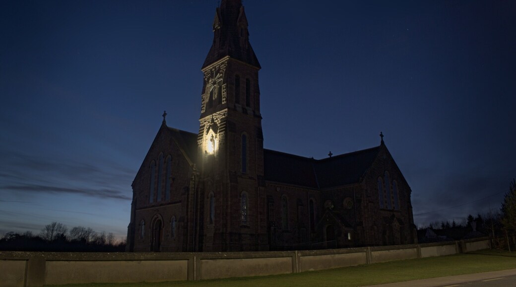 Dangan Church during blue hour