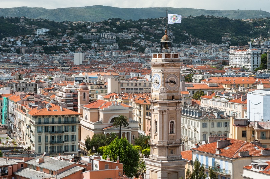 Rooftops of old town Nice in France; Shutterstock ID 285345617; Purchase Order: -