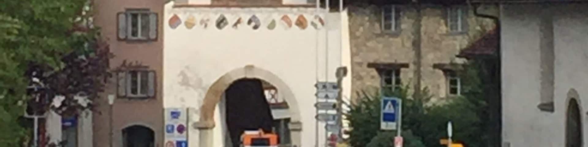 A little town in Switzerland