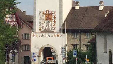 A little town in Switzerland