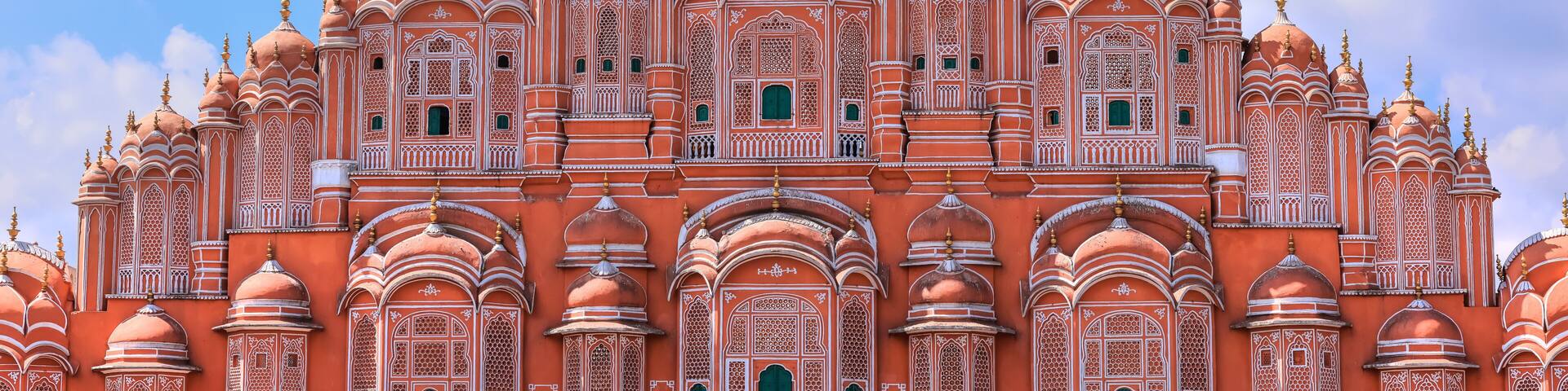 Hawa Mahal located in Jaipur city Rajasthan, India, constructed in the year 1799.