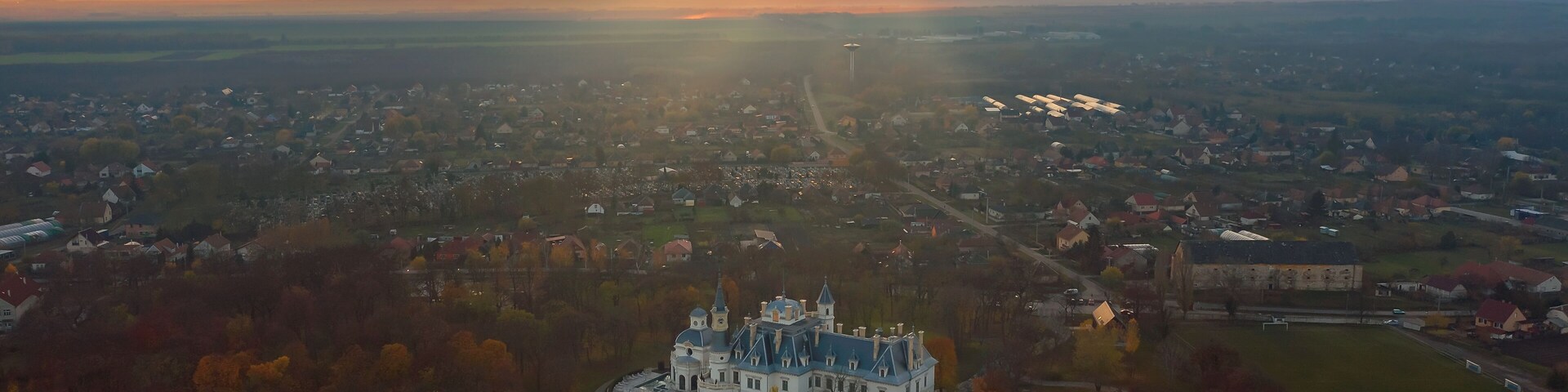 Botaniq castle in Tura City Hungary. Amazing renovated castle with fantastic park. Renovated french neo-renassance building. The other name is Schossberger castle. Designed by Bukovics Gyula