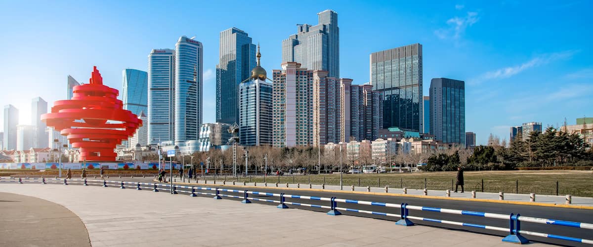 Qingdao city center building landscape and road, Shutterstock ID 778105012, SF SSA Case with Manager Approval: Case 07151371, Job: Prepay credit, Client/Licensee: , Other: