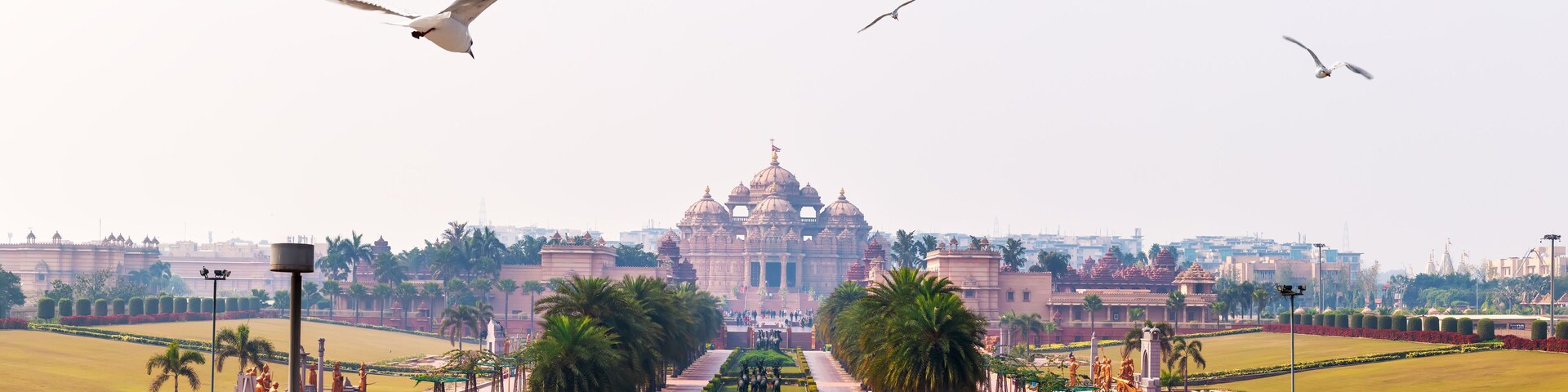 Akshardham in India, famous Hindu temple of Dehli