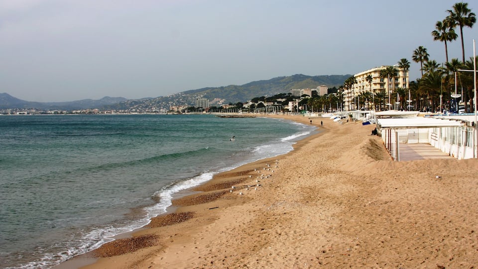 Beach in Cannes