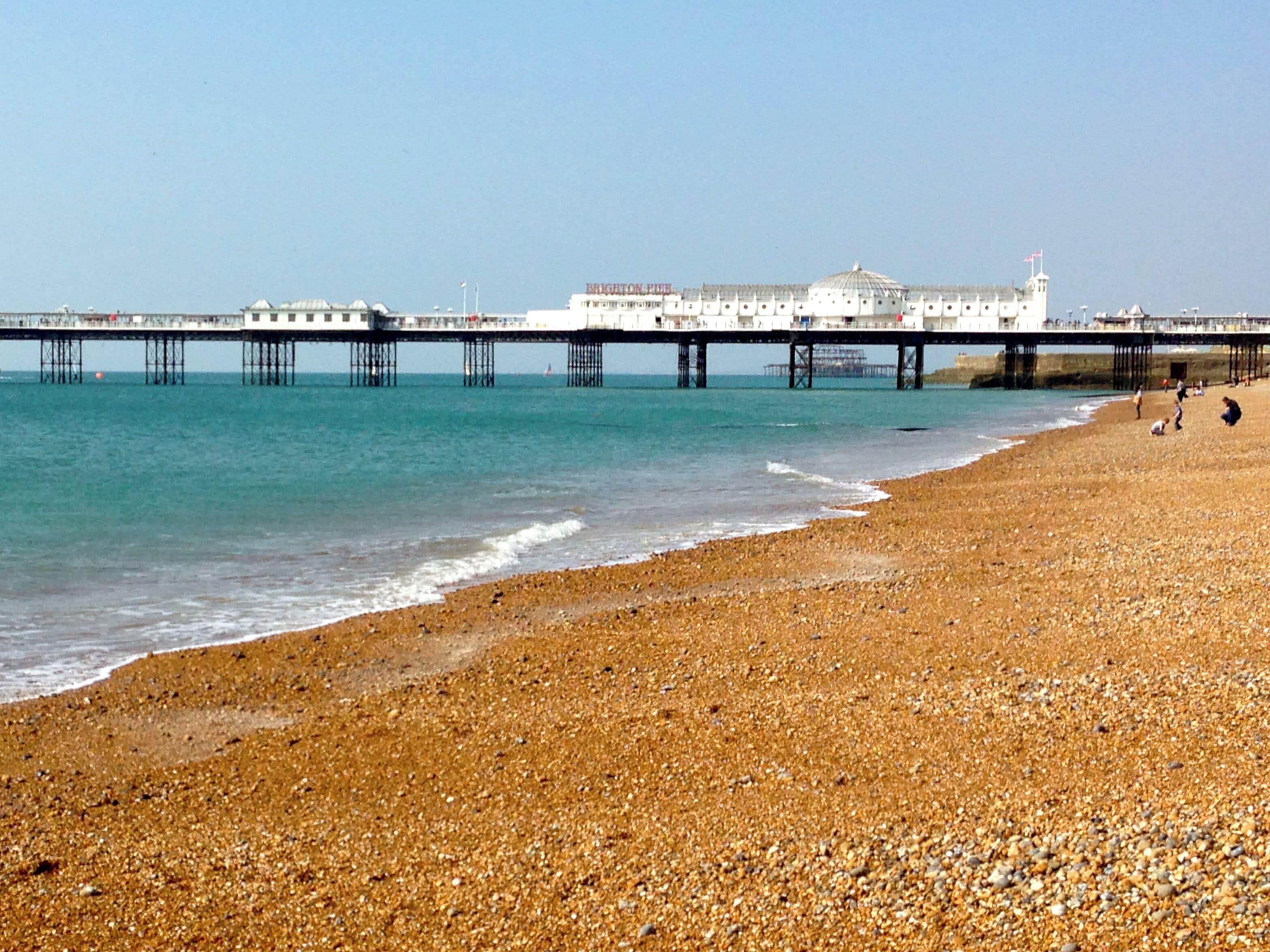 A peaceful image of Brighton Beach