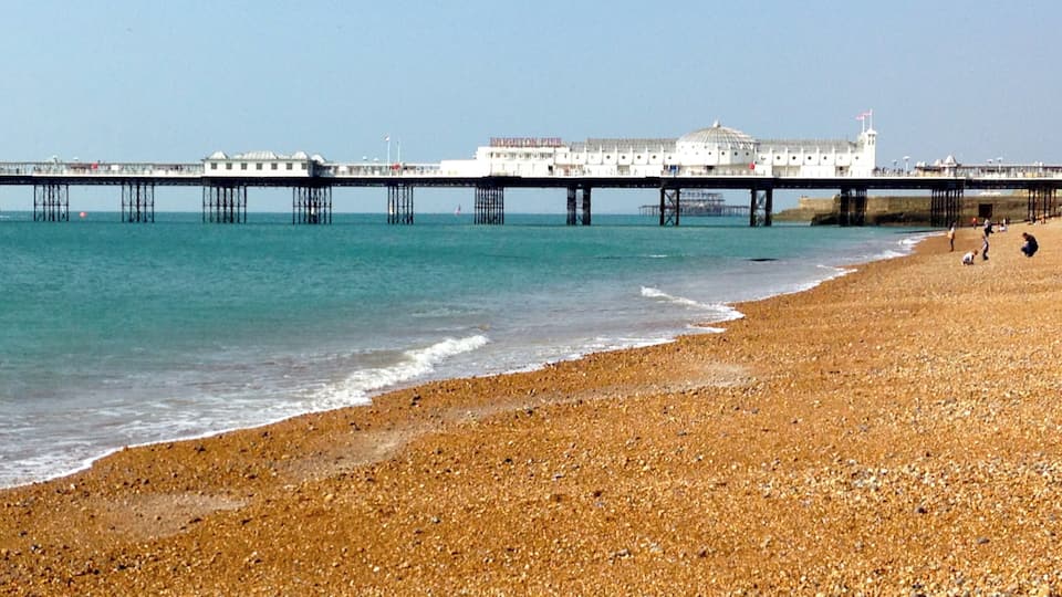 A peaceful image of Brighton Beach
