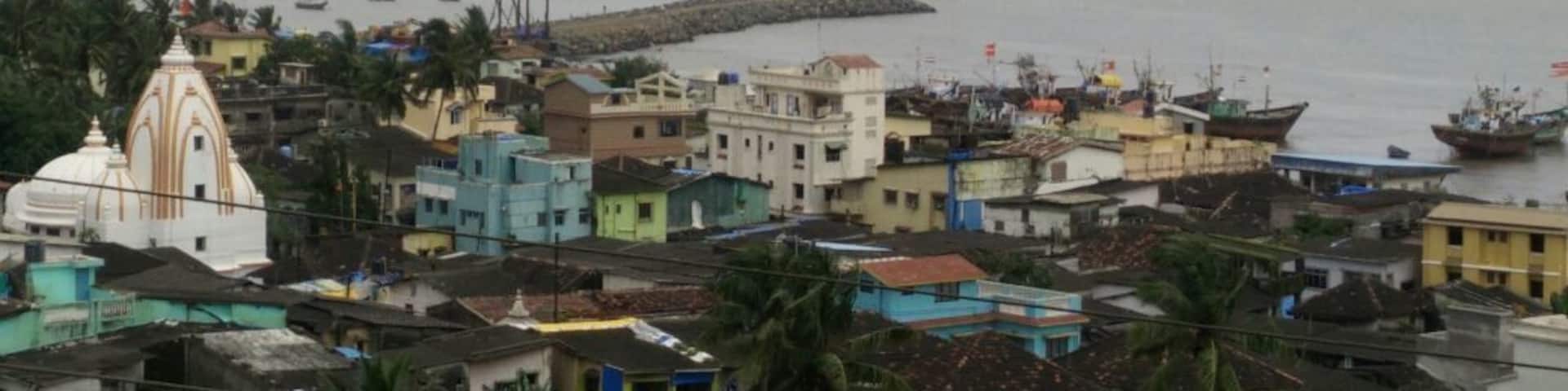 It's a nice peaceful place near uran town,which is few kms away from Mora port.
To reach there in Mora port one has to take ferry ride from dockyard(bhau cha dhakka)