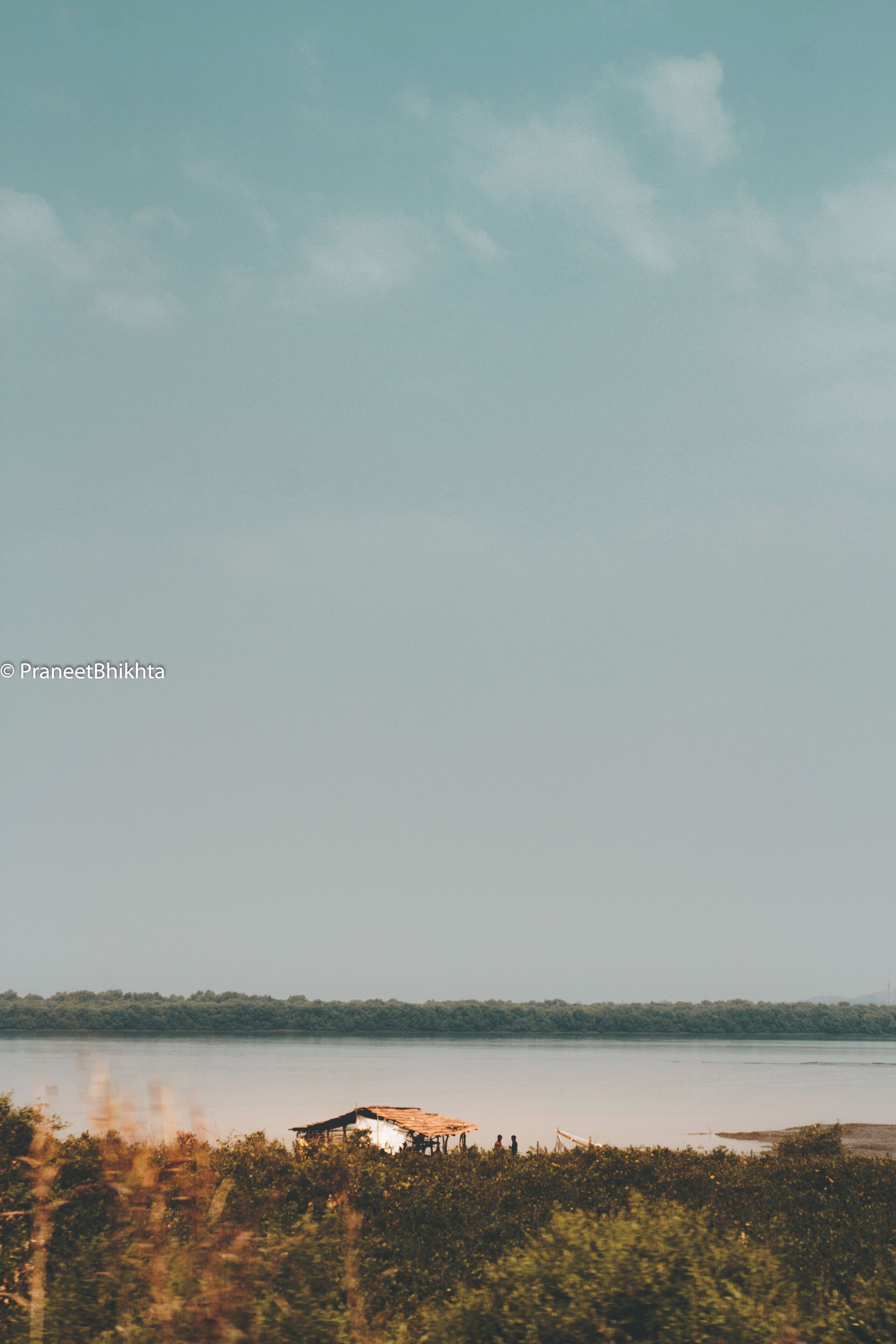 Shot this picture from the moving train while traveling to Kerala. 