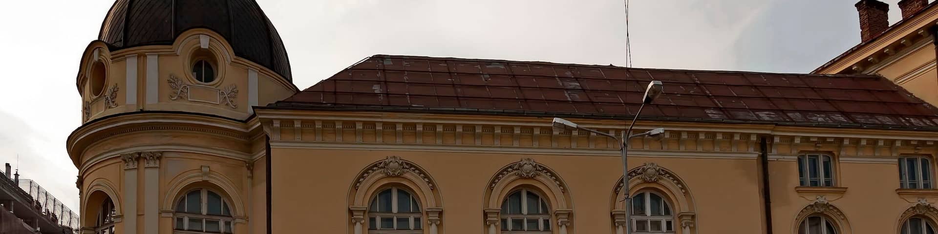 Bulgarian Academy of Sciences, founded in 1869 year, located in this ancient building from 1893 year, Oborishte district, Sofia, Bulgaria, Europe