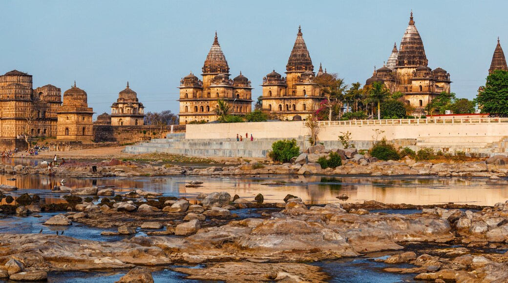 Royal cenotaphs of Orchha, Madhya Pradesh, India