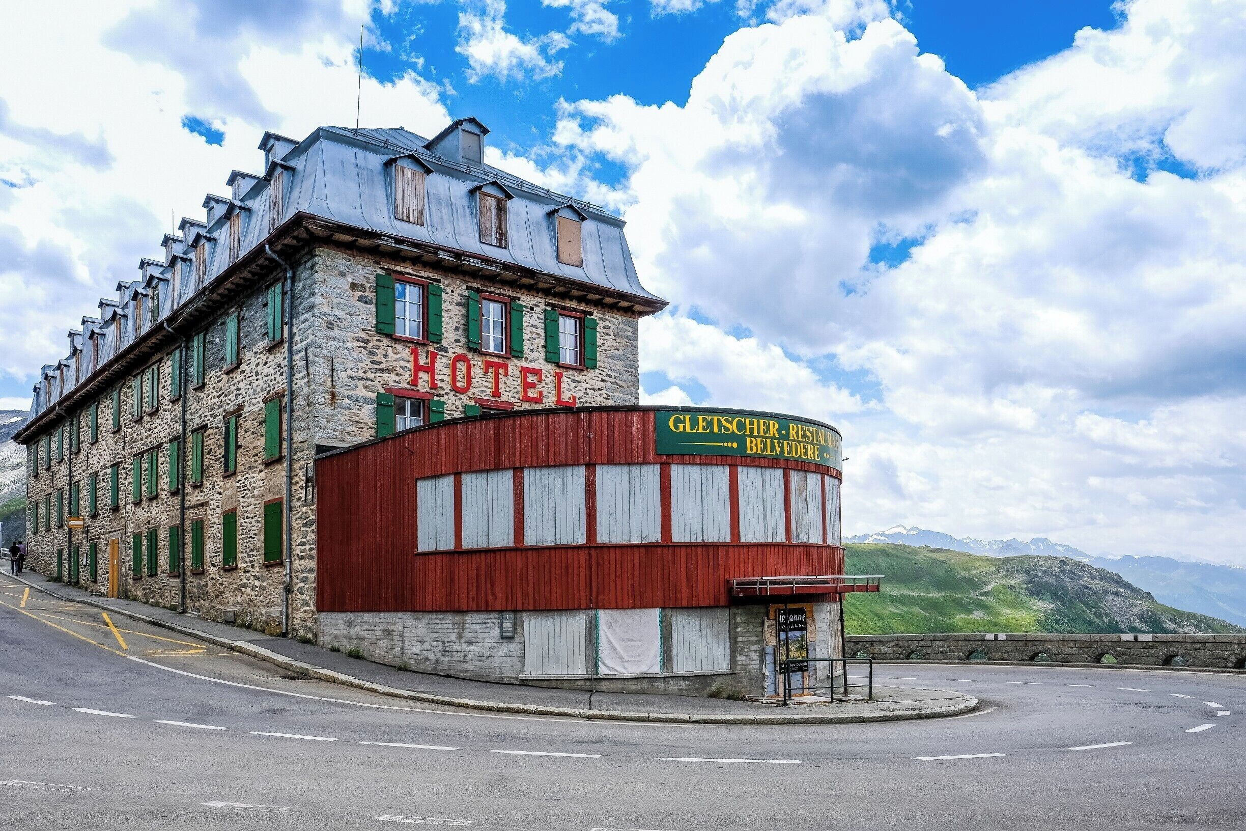 Not in operation any more but still am amazing landmark. Plus, you can actually walk into the Rhone glacier ...