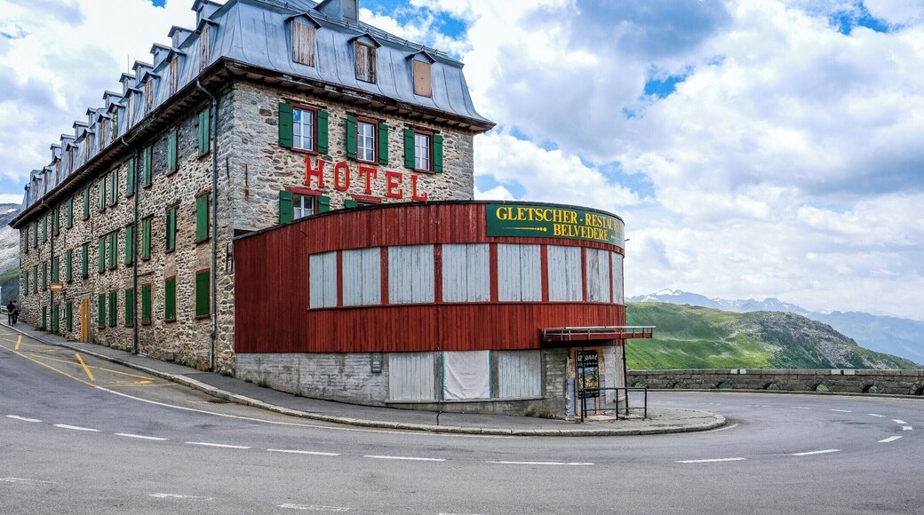 Not in operation any more but still am amazing landmark. Plus, you can actually walk into the Rhone glacier ...