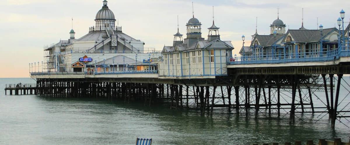 View of Eastbourne Pier, East Sussex, England