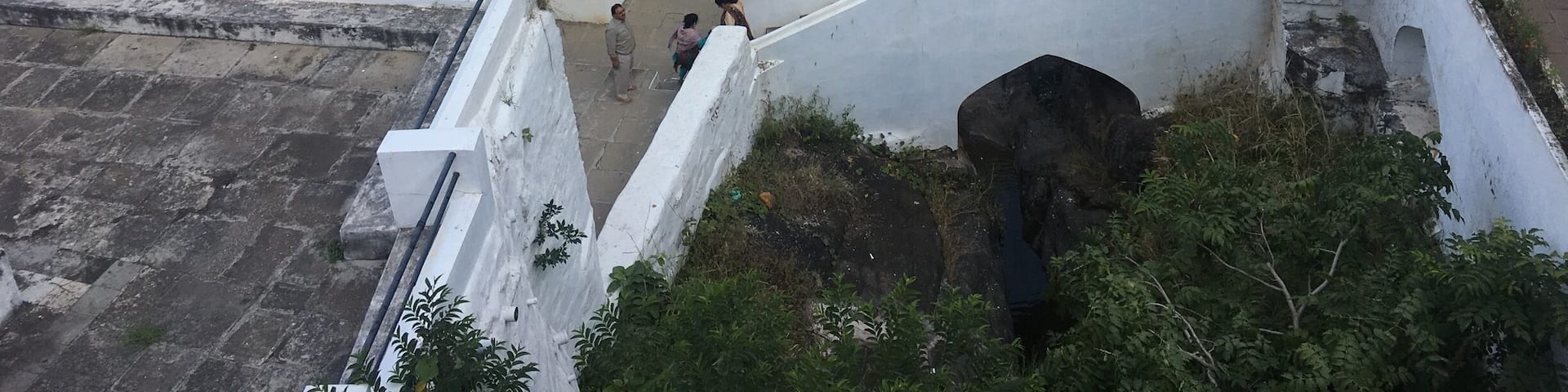 Beautiful view of temples & water flow