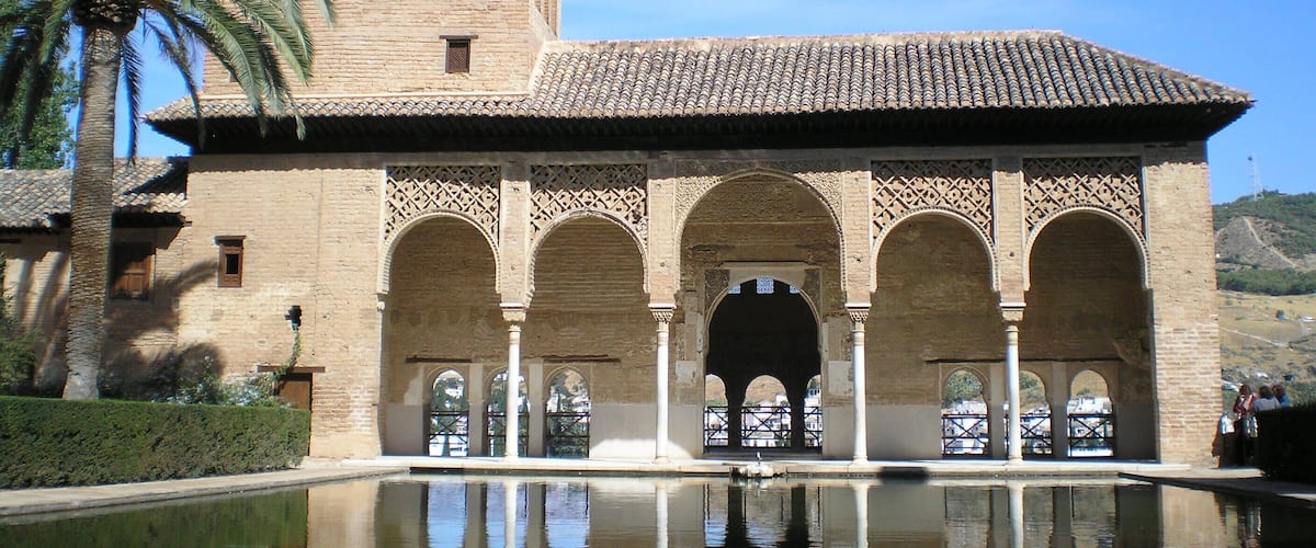 El Partal, in Alhambra, Granada, Spain.
