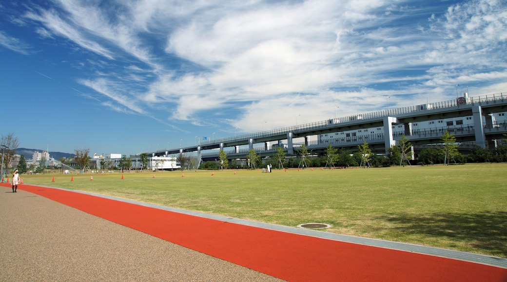 Minato-no-mori Park in Kobe, Hyogo prefecture, Japan