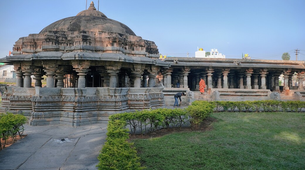 Chandramouleshwara Temple (Ishwara Temple.) , Arasikere is located in the Hassan district of Karnataka.