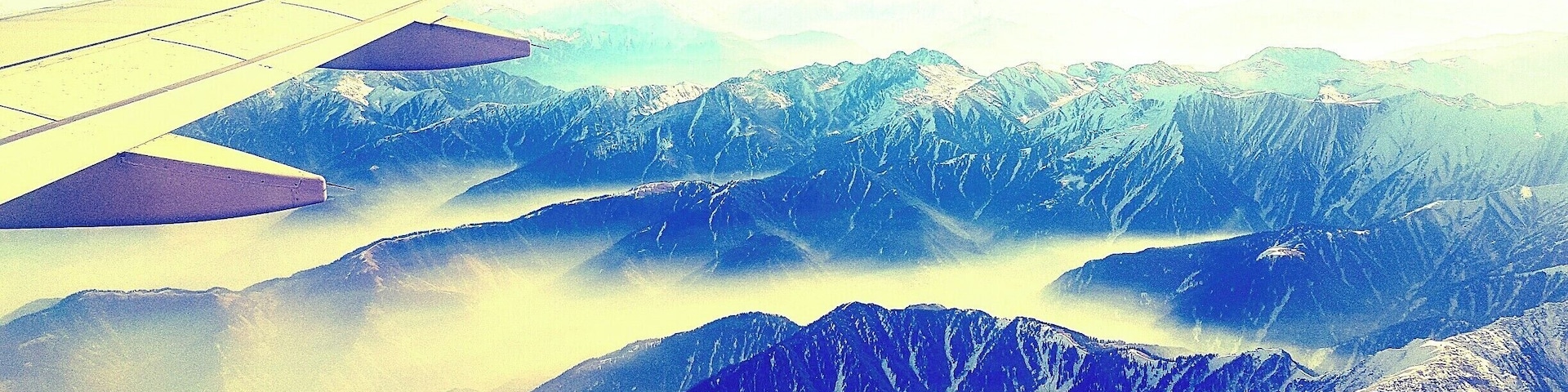 Mountains covered by the snow