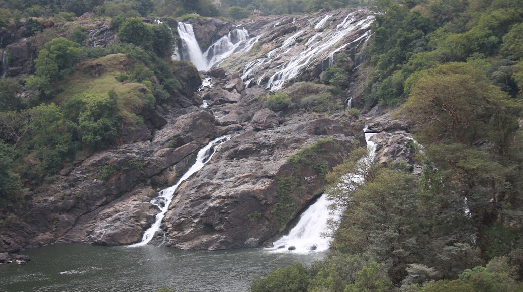 Barachukki falls near shivanaSamudra, chamrajnagar, Karnataka. ShivanaSamudra has one of the first hydroelectric power stations of Asia.