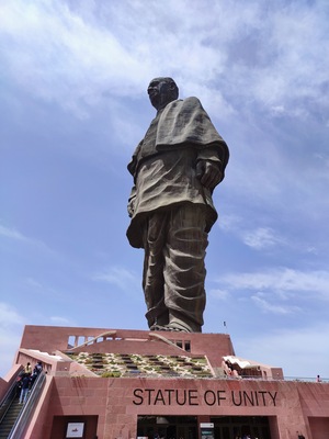 #Statue of Unity...
#The tallest statue of the World..
Situated on the bank of river Narmada in Gujarat, India. Freedom fighter..Maker of united India.