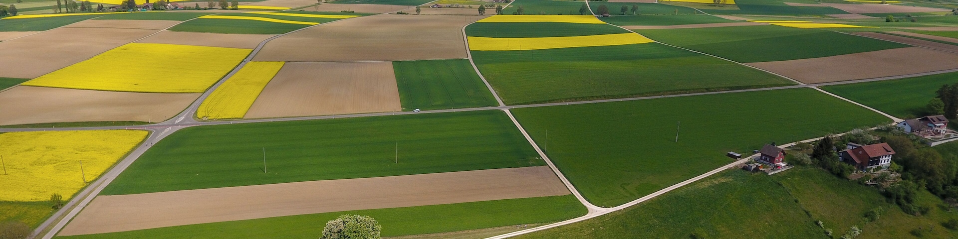 Switzerland, Canton of Schaffhausen, aerial view of Dörflingen