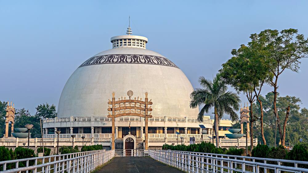 Deekshabhoomi is a sacred monument of 'Navayana' Buddhism located at Nagpur city in Maharashtra state of India