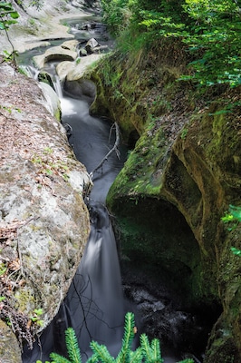 We discovered this small gorge in Attiswil through a walk, scale not comparable to the famous ones we know, but it still remains charming to the eyes.