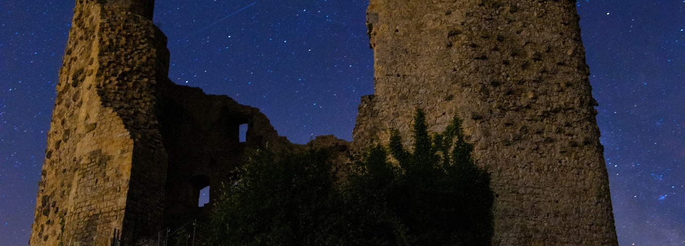 Summer night at Pfeffingen Castle