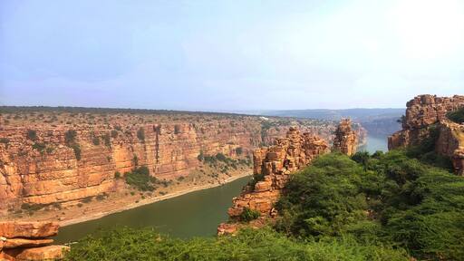 Grand canyon in Gandikota, Andhra Pradesh, India