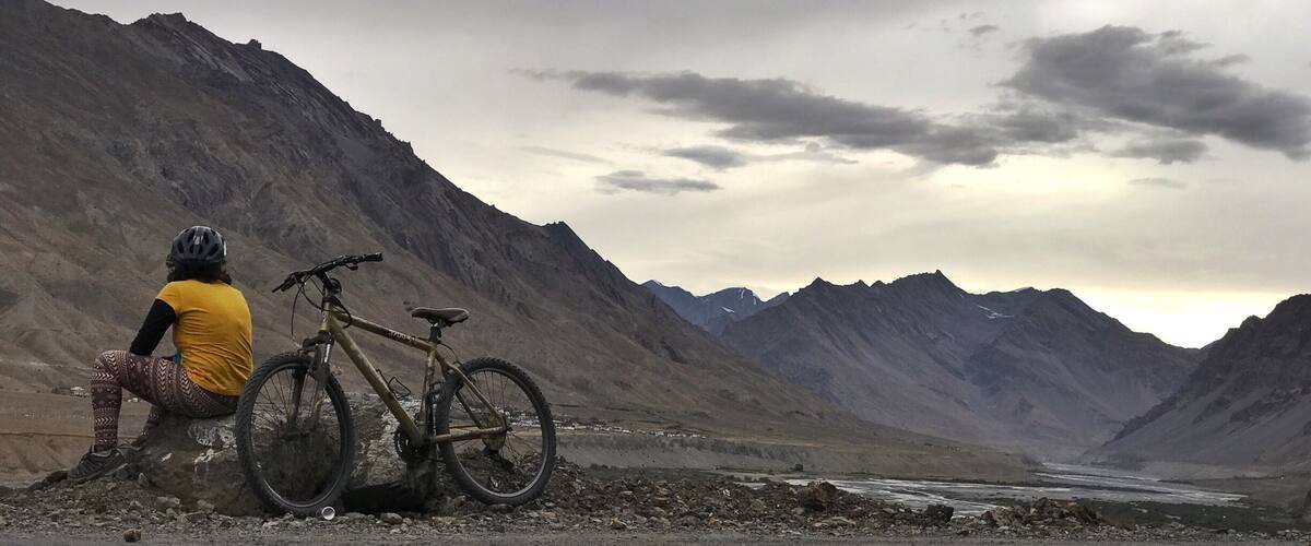 The road from Kaza towards Morang, along the Spiti River, past a river bridge, along sleepy little villages, is the perfect trail to build stamina for high altitude mountain biking. Chugging uphill, and flying downhill with the wind in your hair - few experiences match up to that. Rent mountain bikes from Taste of Spiti or Hotel Deyzor in Kaza.
#theshootingstar #spiti #kaza #cycling
