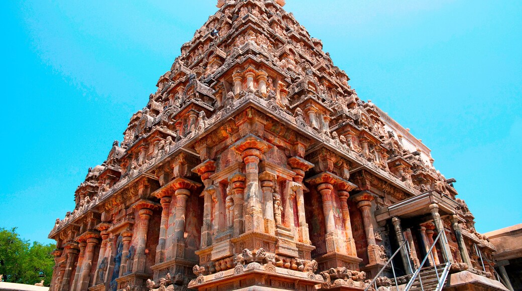 Airavatesvara Temple, Darasuram, Tamil Nadu. View from South West.