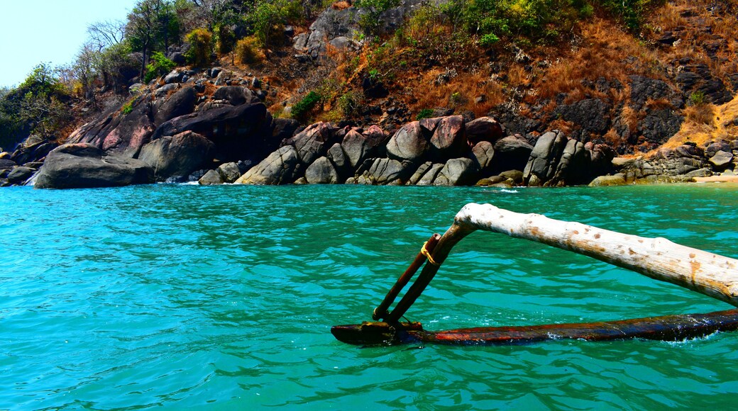 The aqua blue waters are so inviting that you can spend hours floating in it!