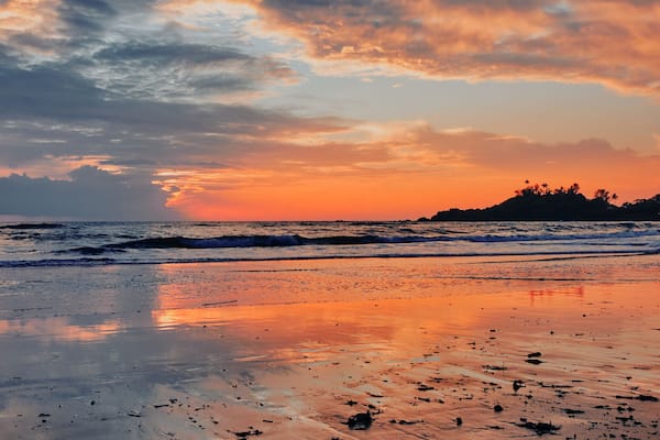 Amazing sunset at Patnem Beach , Canavona , South Goa