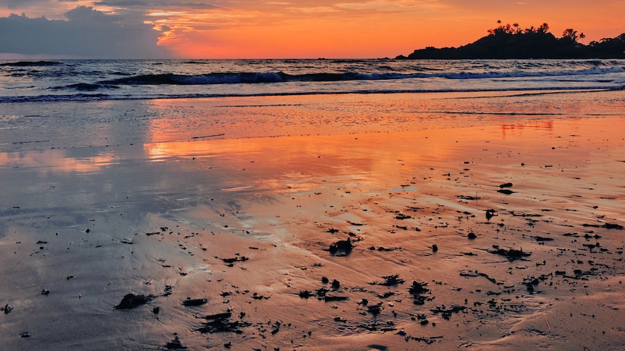 Amazing sunset at Patnem Beach , Canavona , South Goa