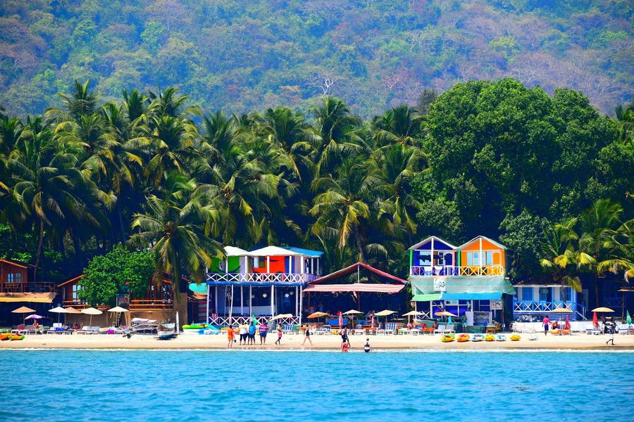 An amazing beach in South Goa that looks absolutely picturesque